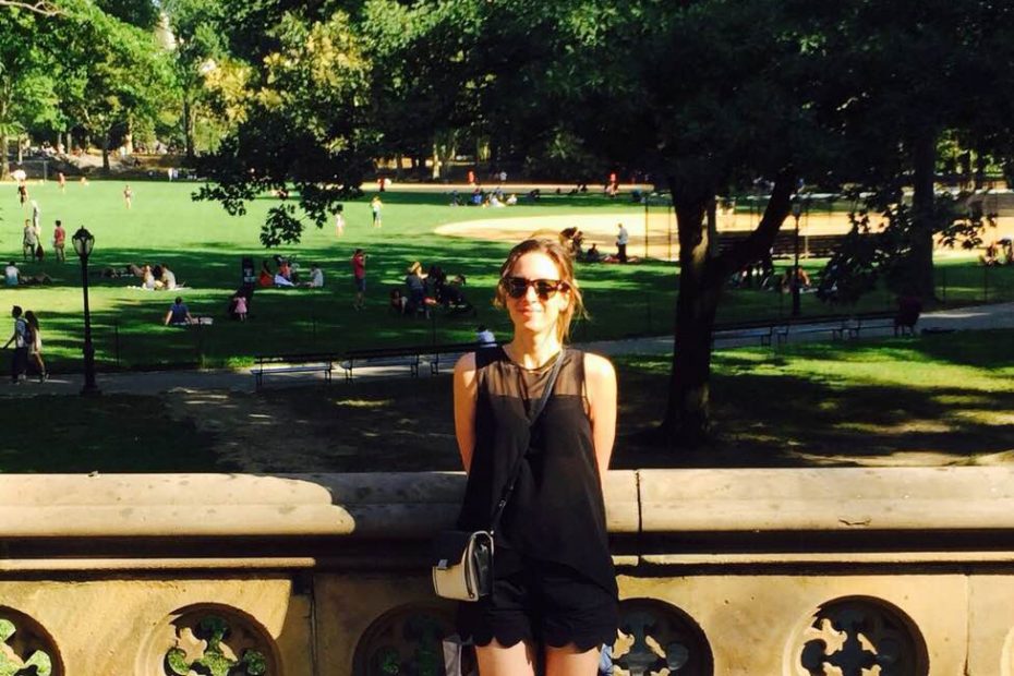 Sommerlich im Central Park: Luise promovierte in New York City. Foto: Privat
