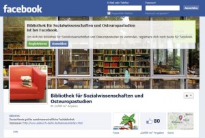 Die Bibliothek für Sozialwissenschaften und Osteuropastudien ist jetzt auf Facebook vertreten
