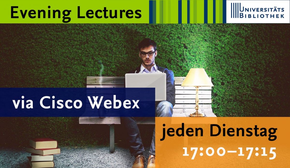 Evening Lectures auch im Wintersemester 2021/22
