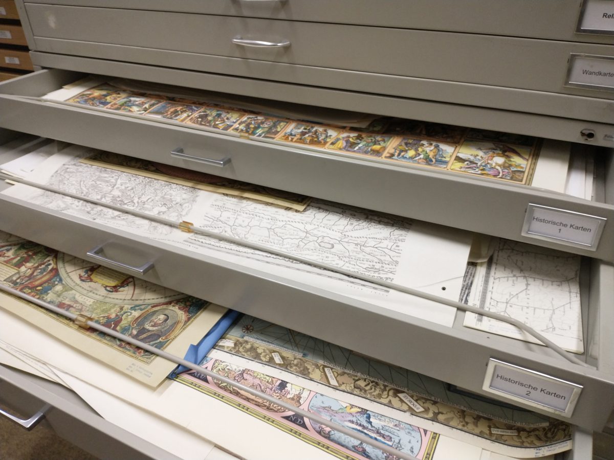 Die Kartensammlung in der Geowissenschaftlichen Bibliothek in Lankwitz – eine Nutzendenbefragung