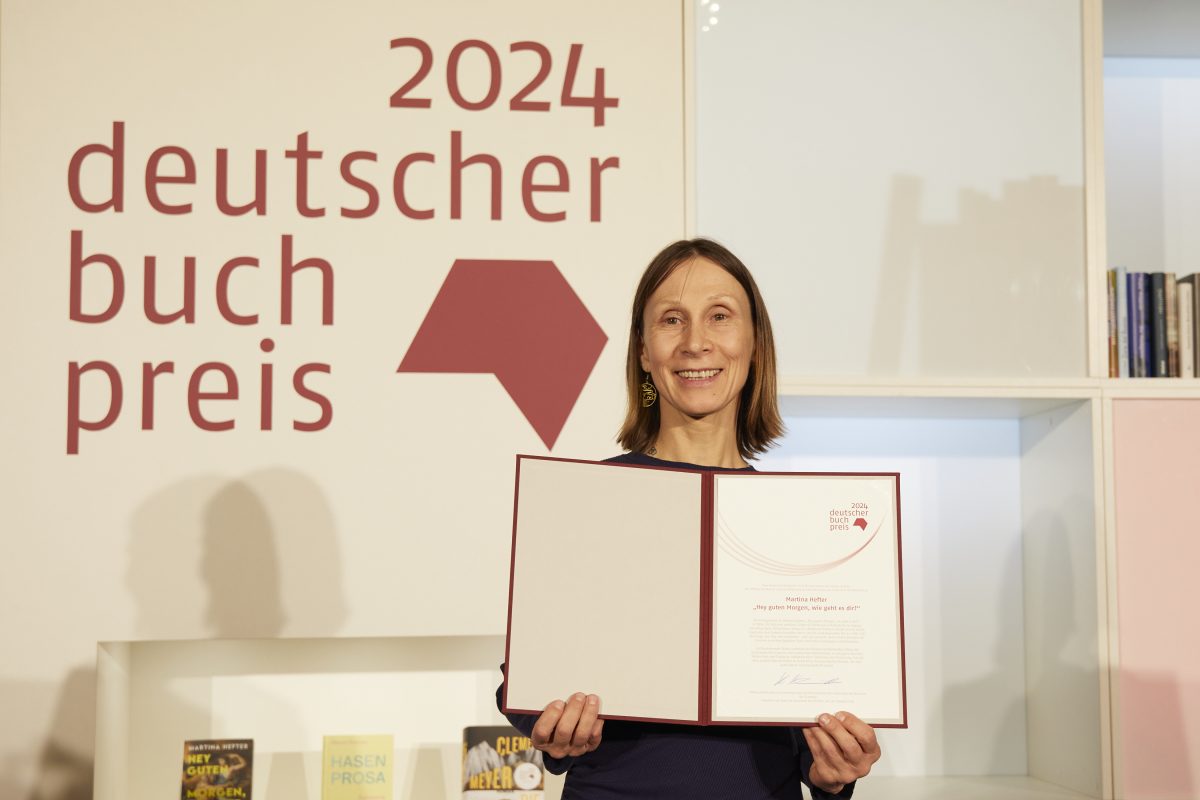 Deutscher Buchpreis 2024 für Martina Hefter biblioblog