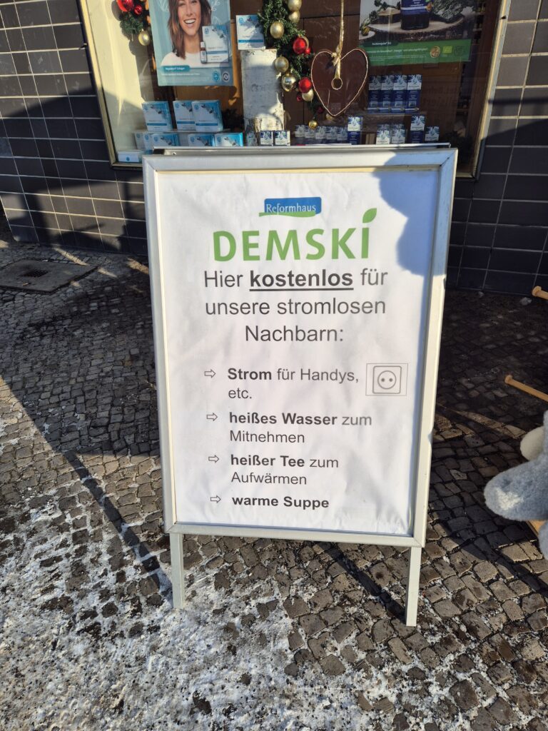 Angebot eines Reformhauses U-Bahnhof Onkel Toms Hütte