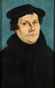 Luther Porträit Lucas Cranach der Ältere [Public Domain], via Wikimedia Commons