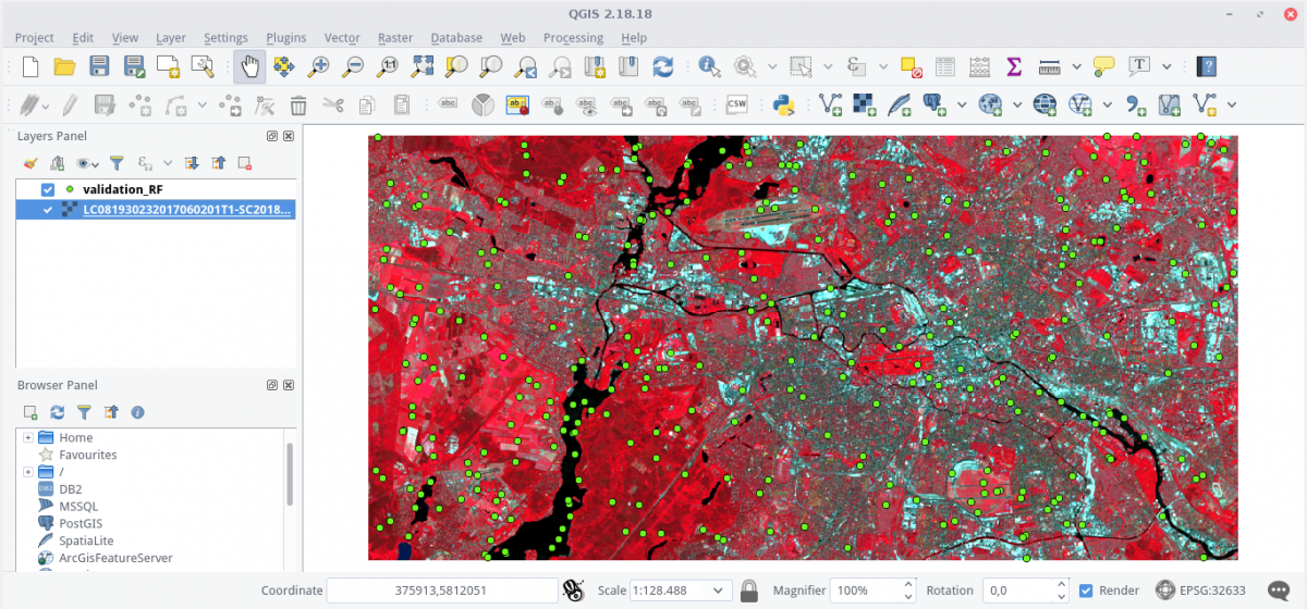 Label Samples in QGIS